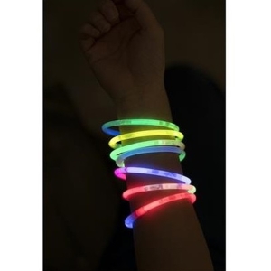 Náramky fluorescenční 15 ks