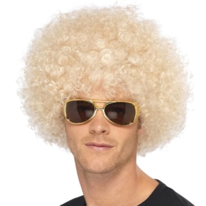 Paruka Afro blond