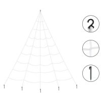 Pavuinov dekorcia biela 5 x 4 m