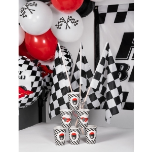 Praporek černobílý kostičkovaný Formule 1