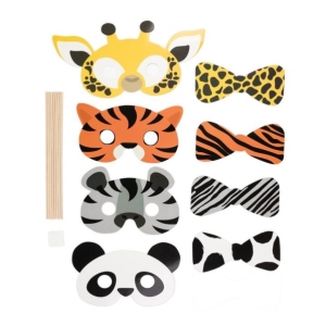 Rekvizity do fotokoutku Zvířátka ze ZOO 8 ks