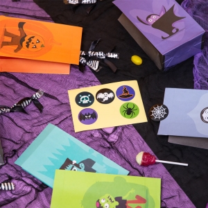 Sáčky na cukroví Halloween Monsters 6 ks