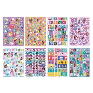 Třpytivé samolepky Gábinčin kouzelný domeček A5 8 archů