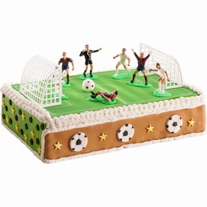 Set figurek pro dekoraci dortu Fotbal 10 ks