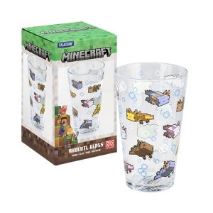 Sklenice Minecraft Axolot