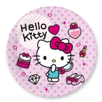 Tale paprov Hello Kitty 23 cm 8 ks