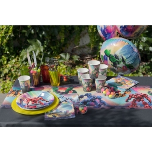 Talíře papírové Autorobot 23cm 10ks