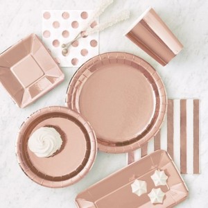 TALE paprov metalick Rose Gold 22cm 8ks