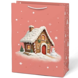 Taška papírová vánoční 40x55 cm