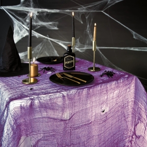 Textilní dekorace Halloween fialová 210 x 300 cm