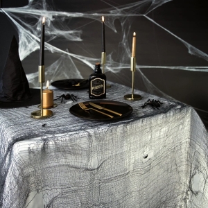 Textilní dekorace Halloween šedá 210 x 300 cm