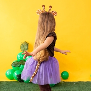 Sukně tylová fialová 30 cm