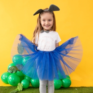 Sukně tylová tmavě modrá 30 cm