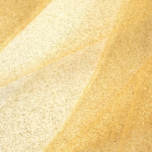 Tyl zlatý třpytivý 15 cm x 9m