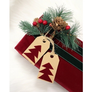 Vánoční umělá větvička na drátku 3 ks