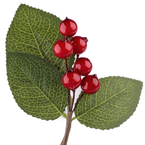 Větvička umělá se šípky červeno-zelená 2 ks