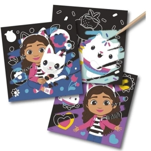 Vyškrabávací obrázky Gábinčin kouzelný domeček 6 ks