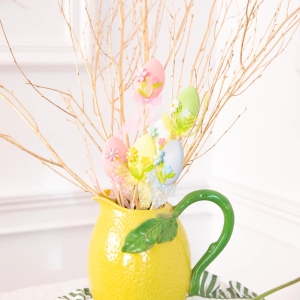 Zápich velikonoční vajíčko barevné 1 ks