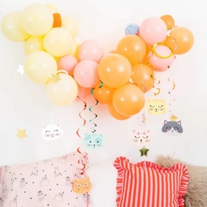 Závěsné spirály Kočky 6 ks