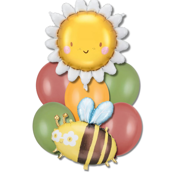 Balónkový buket - Jarní, 6 ks