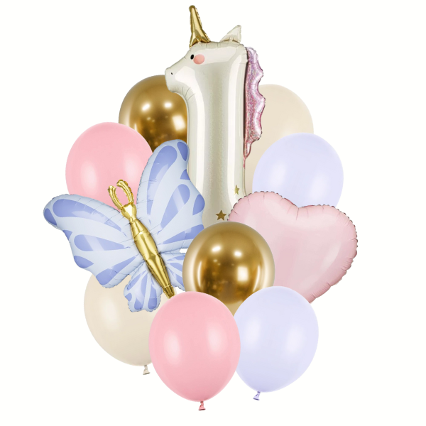Balónkový buket - Jednorožec