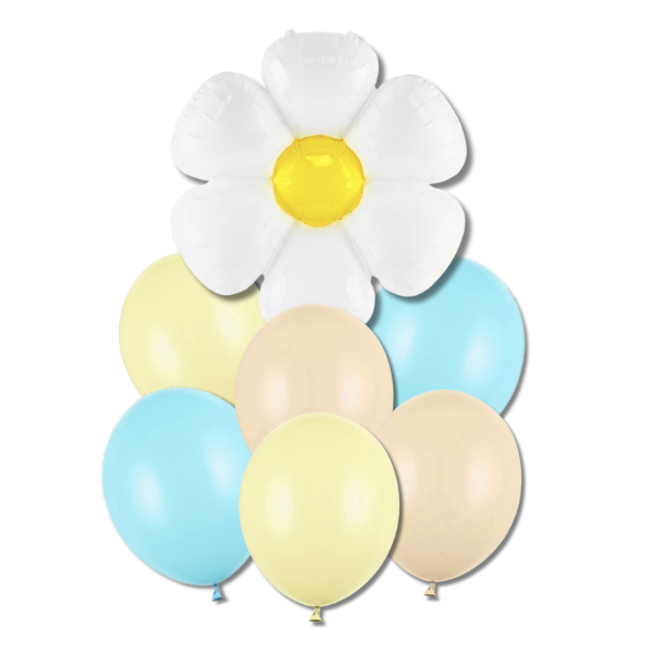 Balónkový buket - Sedmikráska, 7 ks