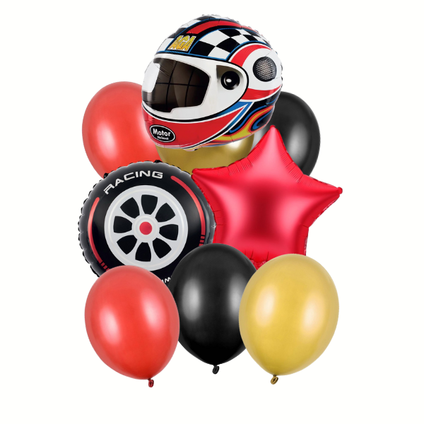 Balónkový buket pro motorkáře 8 ks