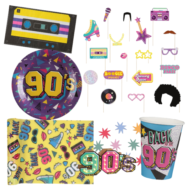 Party set - 90. letá pro 10 osob