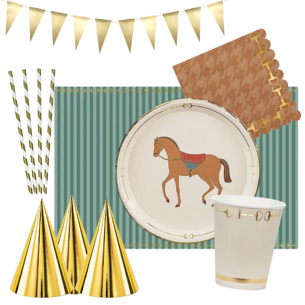 Party set - Kůň, pro 6 osob