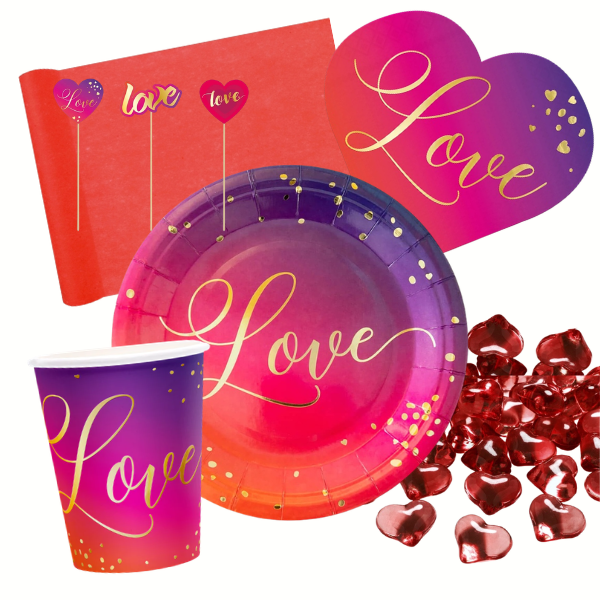 Párty set - Vánoční, doplňky k focení pro 4 až 8 osob