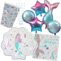 Party set - Mermaid pro 10 osob