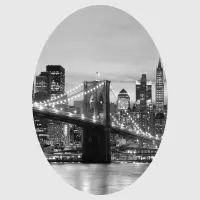 Samolepiaca vliesov fototapeta na stenu Vhad na Brooklynsk most | 70 x 70 cm | CR 3208