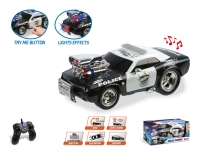 RC auto policejn Hot Wheels