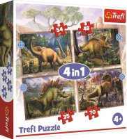 Puzzle 4v1 Dinosaui