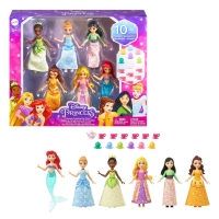 Disney princezny sada 6ks malch panenek na ajovm dchnku