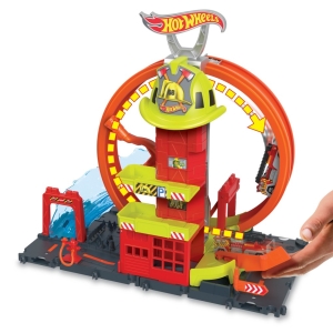 Hot Wheels city super hasisk stanice se smykou