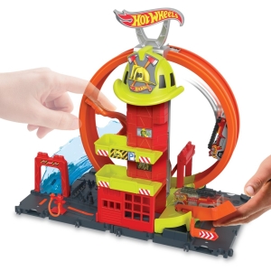 Hot Wheels city super hasisk stanice se smykou