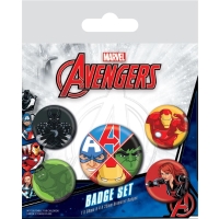 Set odznak Avengers