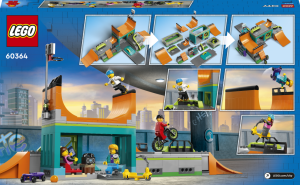 LEGO City 60364 Poulin skatepark