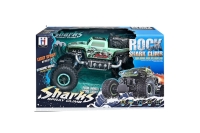 RC auto Rock Shark zelen