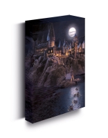 Obraz LED svtc 30x40 cm, Harry Potter - Bradavice hrad