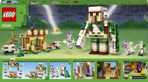 LEGO Minecraft 21250 Pevnost eleznho golema