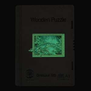 Wooden puzzle Dinosaur A3 GID - svtc ve tm