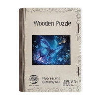 Wooden puzzle Fluorescent Butterfly A3 GID - svtc ve tm