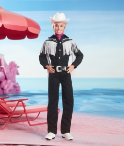 Barbie Ken ve westernovm filmovm obleku