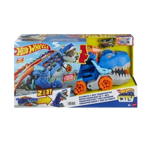 Hot Wheels city T-rex taha se svtly a zvuky