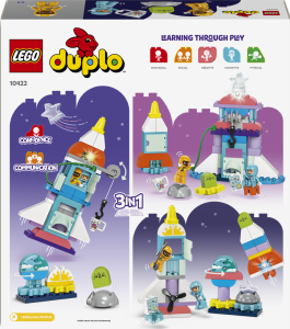 LEGO DUPLO 10422 Vesmrn dobrodrustv sraketoplnem 3 v 1