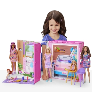 Barbie domek s panenkou