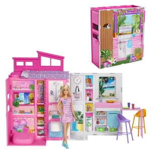 Barbie domek s panenkou