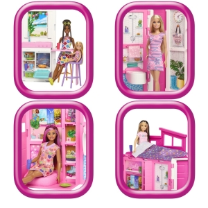 Barbie domek s panenkou